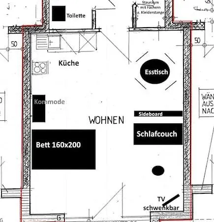 Gemuetliches Ferienapartment Mit Optionaler E-ladesaeule 아파트 *